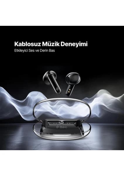 Ttec AirBeat Glace Gerçek Kablosuz TWS Bluetooth Kulaklık (2KM170) thumbnail 3