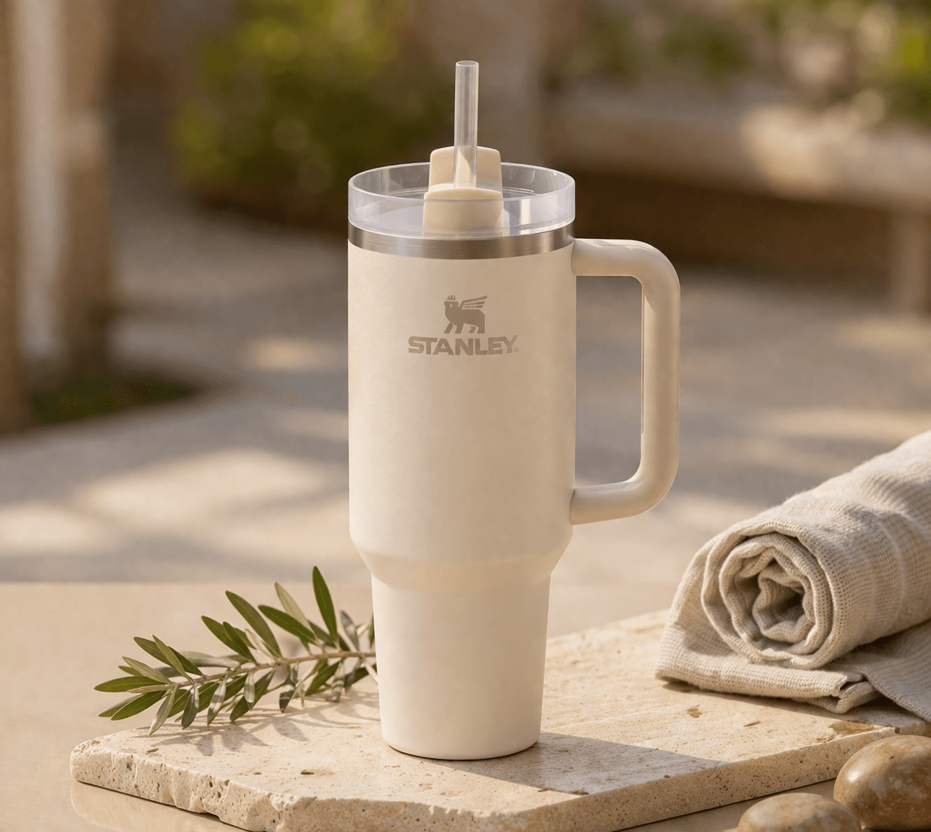 Stanley Termos Bardak 1.2L Pipetli Çelik Mug (Soğuk & Sıcak Tutar) thumbnail 5