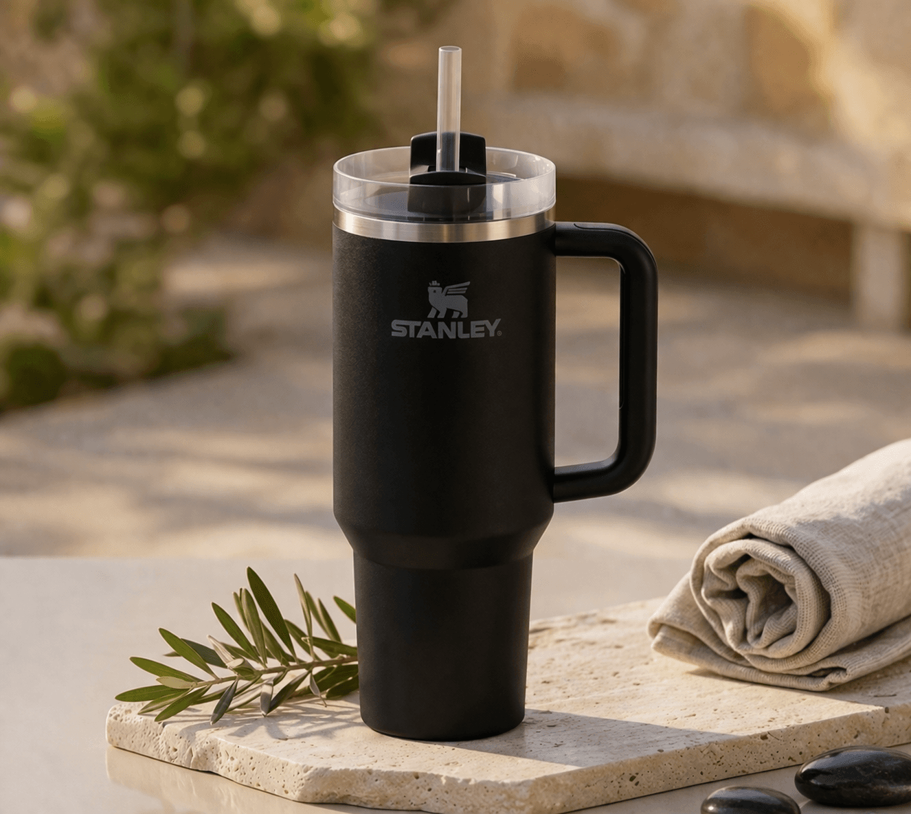 Stanley Termos Bardak 1.2L Pipetli Çelik Mug (Soğuk & Sıcak Tutar) thumbnail 4