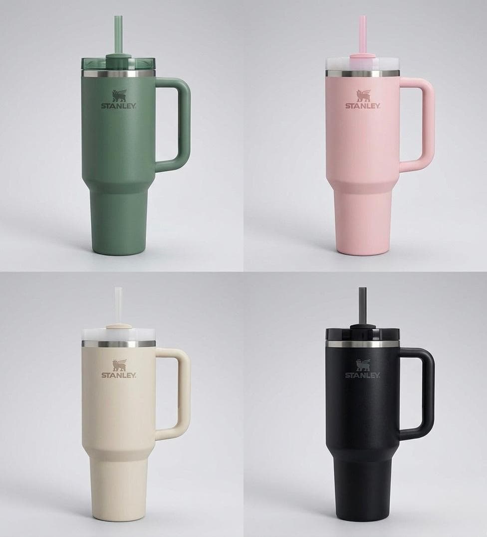 Stanley Termos Bardak 1.2L Pipetli Çelik Mug (Soğuk & Sıcak Tutar)