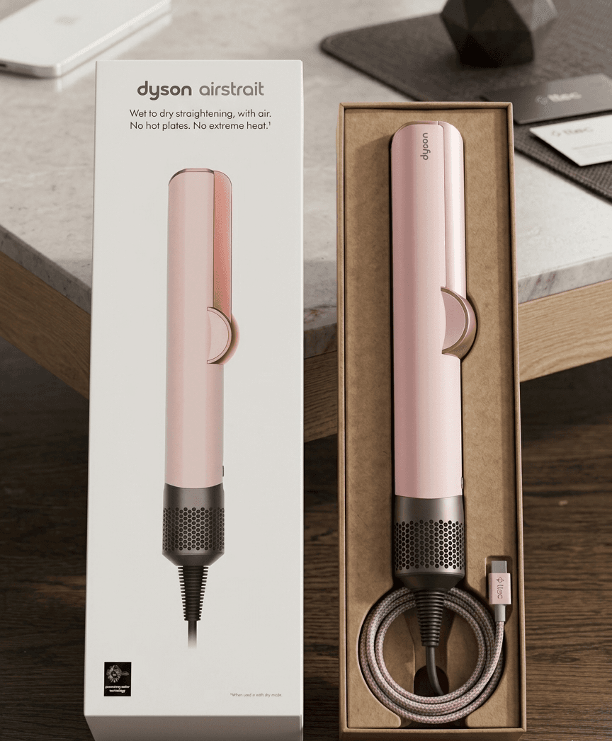 Dyson Airstrait Saç Düzleştirici (Ceramic Pink – Islak & Kuru – Hava Teknolojisi) thumbnail 4