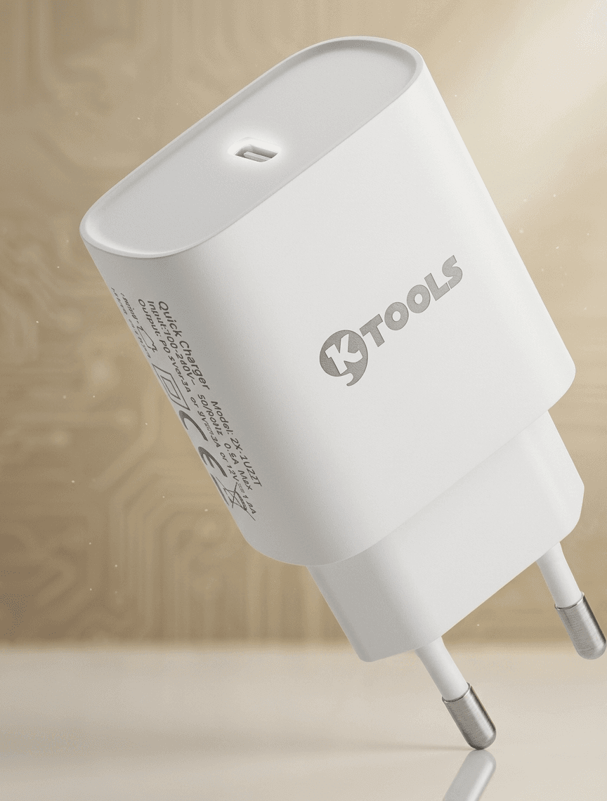 KTOOLS Boost Pd Usb-C 20W 3A Kablosuz Seyahat Sarj Adaptörü thumbnail 2