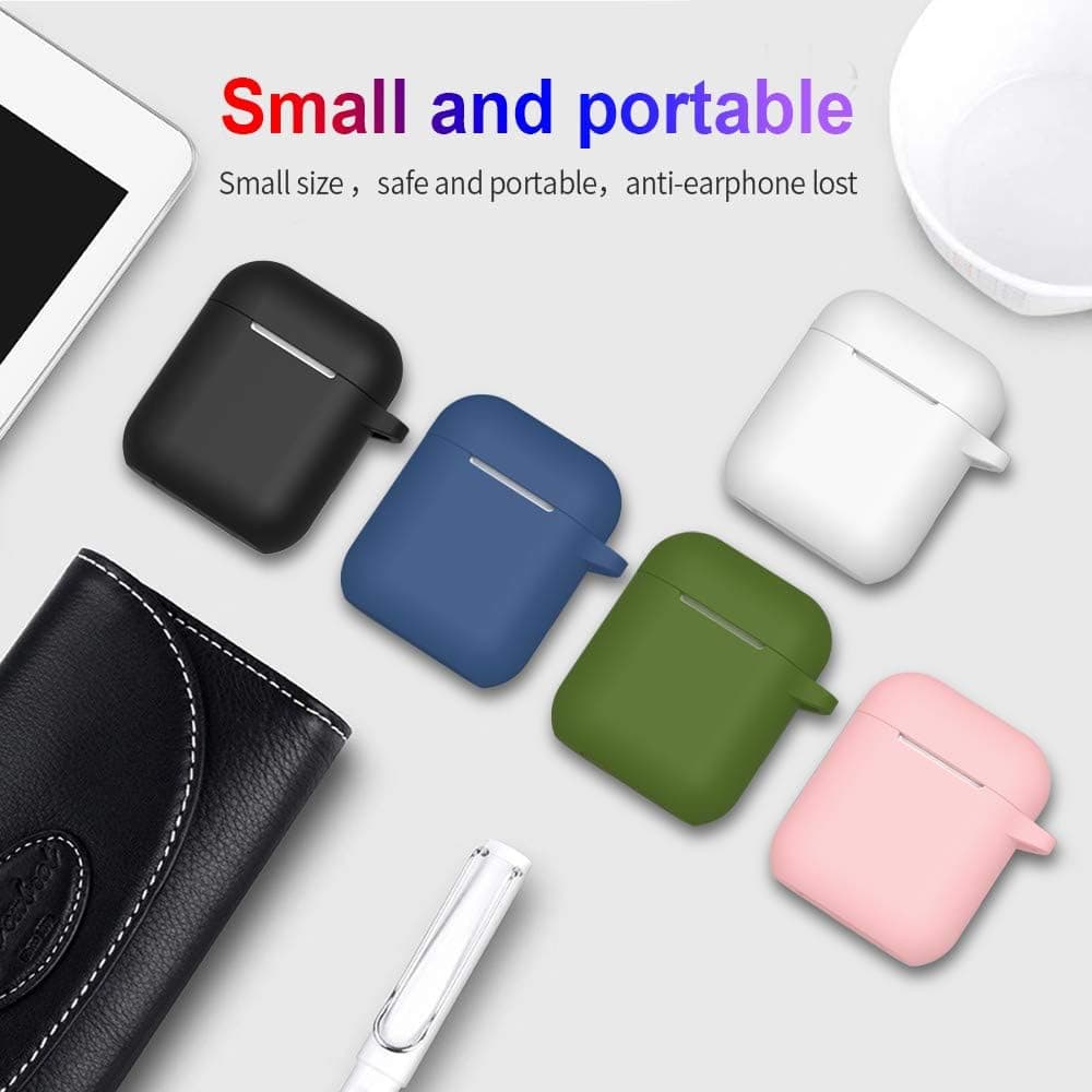 AirPods 1/2 Uyumlu Silikon Kılıf (Şarj Kutusu Koruyucu,)